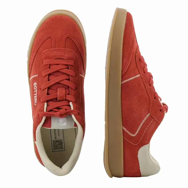 Дамски Сникърс BOTTERO - 364903 VERMELHO/OFF WHITE