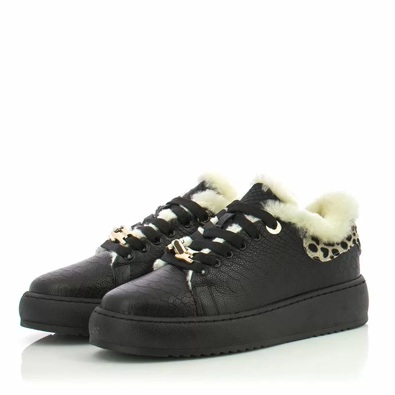 Дамски Сникърс CARLO FABIANI - 246-5817 BLACK - Image 5