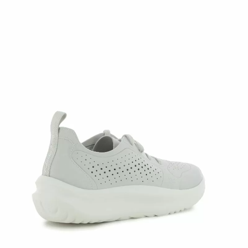 Дамски Сникърс CLARKS - 26184294 SOLEVANA TIE OFF WHITE