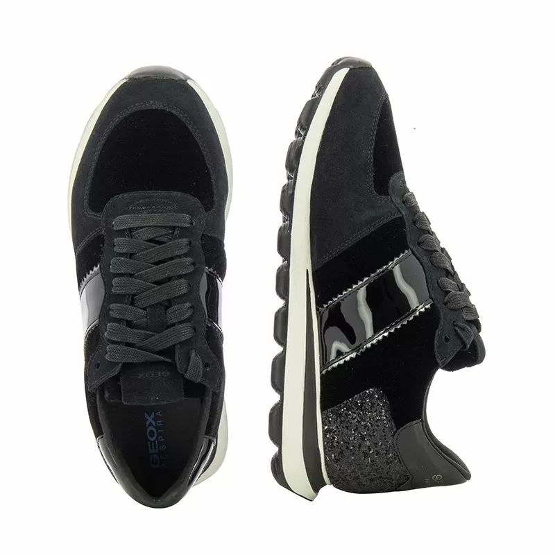 Дамски Сникърс GEOX - D26F4A D SPHERICA VSERIES BLACK