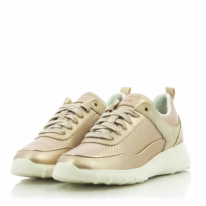 Дамски Сникърс GEOX - D35LPB 229 D ALLENIEE LT GOLD - Image 5