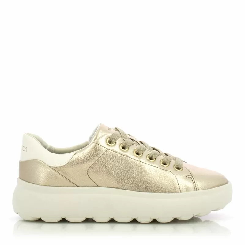 Дамски Сникърс GEOX - D45TCC D SPHERICA EC4.1 GOLD/OPTIC WHITE - Image 5
