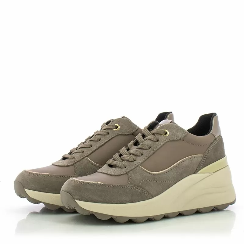 Дамски Сникърс GEOX - D45WAA D SPHERICA TAUPE - Image 5