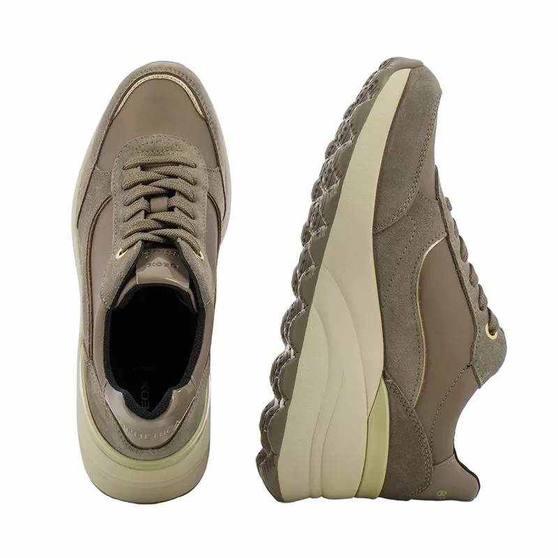 Дамски Сникърс GEOX - D45WAA D SPHERICA TAUPE