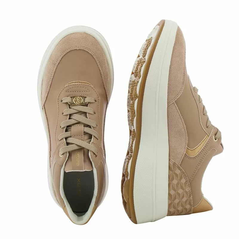 Дамски Сникърс GEOX - D46WTD D SPHERICA ECUB-3 DK ROSE