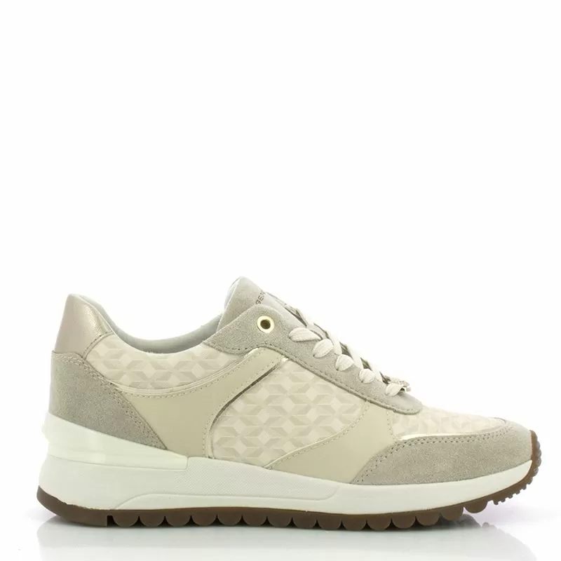 Дамски Сникърс GEOX - D5500A D DESYA PAPYRUS/LT TAUPE