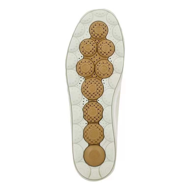 Дамски Сникърс GEOX - D55WEB D SPHERICA ECUB-1 PAPYRUS/LT GOLD