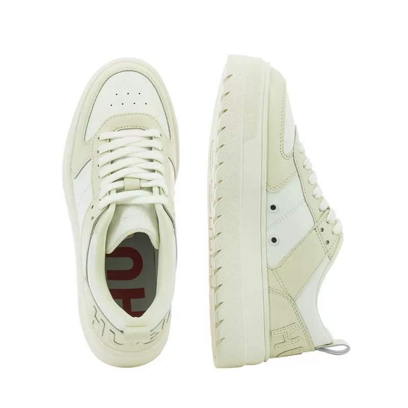 Дамски Сникърс HUGO - 50529811 LYSSA TENN FLY OPEN WHITE