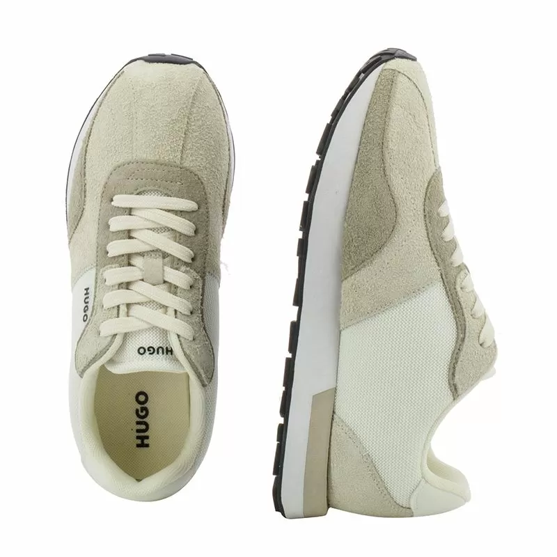 Дамски Сникърс HUGO - 50541592 KIRIA RUNN HSDME LIGHT BEIGE