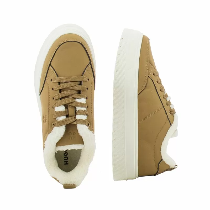 Дамски Сникърс HUGO - 50552645 LYSSA TENN BPFR PASTEL BROWN - Image 5