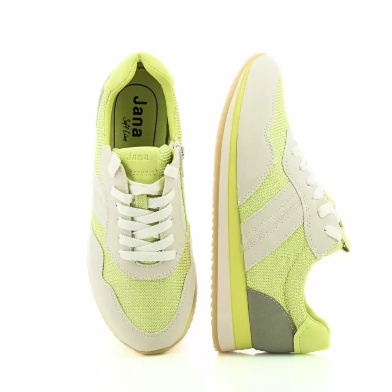 Дамски Сникърс Jana Softline - Jana Softline LIME - Image 6