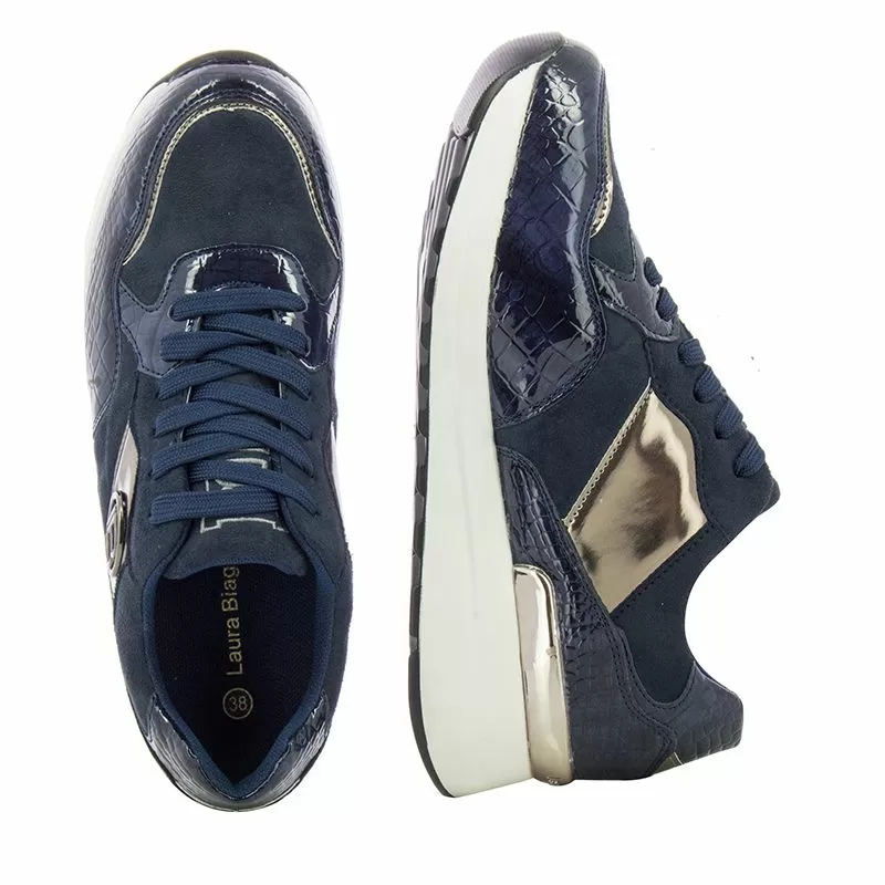 Дамски Сникърс LAURA BIAGIOTTI - 8203 -NAVY