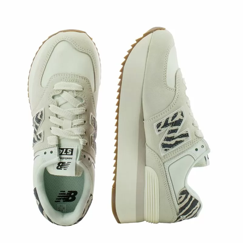 Дамски Сникърс NEW BALANCE - WL574ZDD WHITE - Image 5