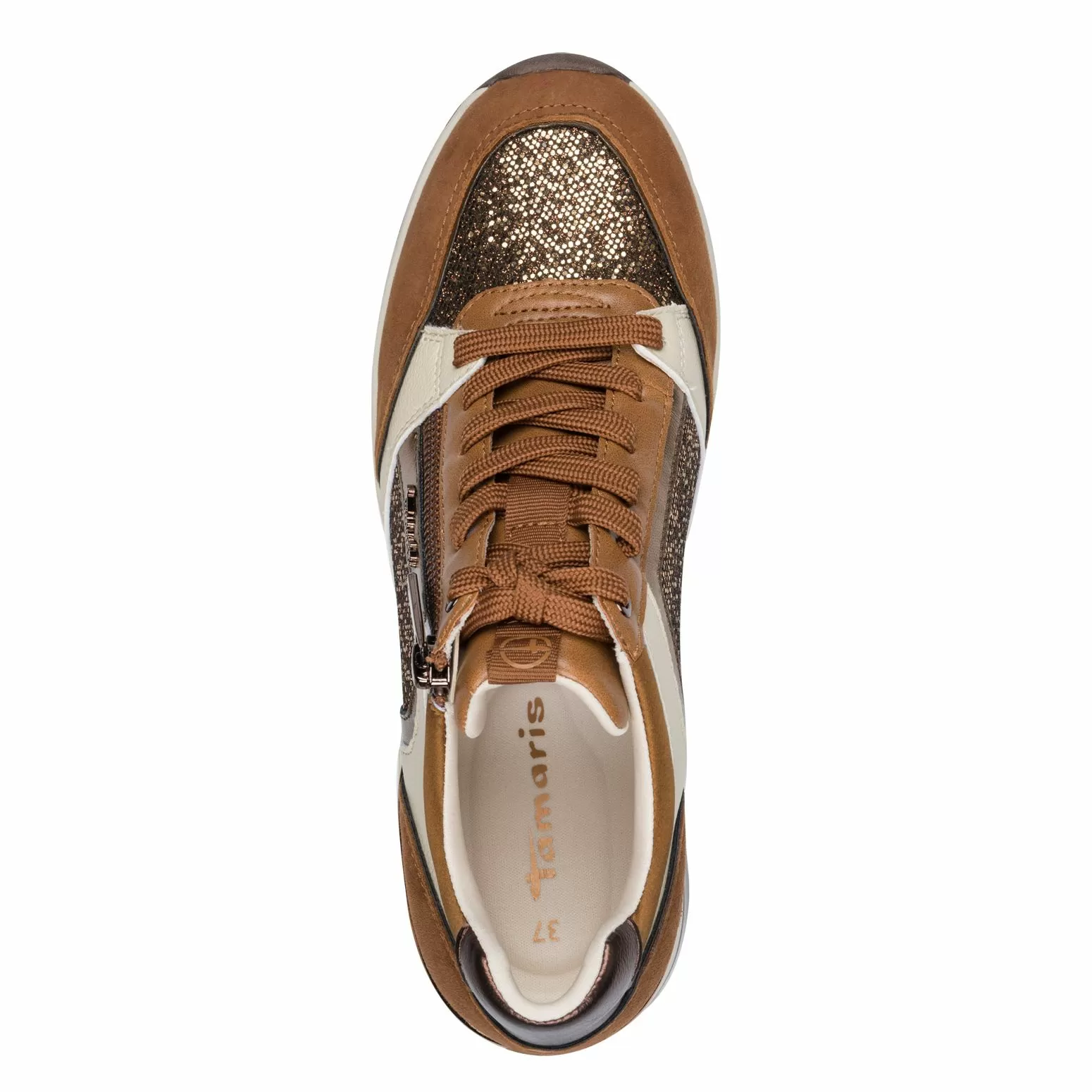 Дамски Сникърс TAMARIS - 1-23703-41-392 COGNAC COMB - Image 5