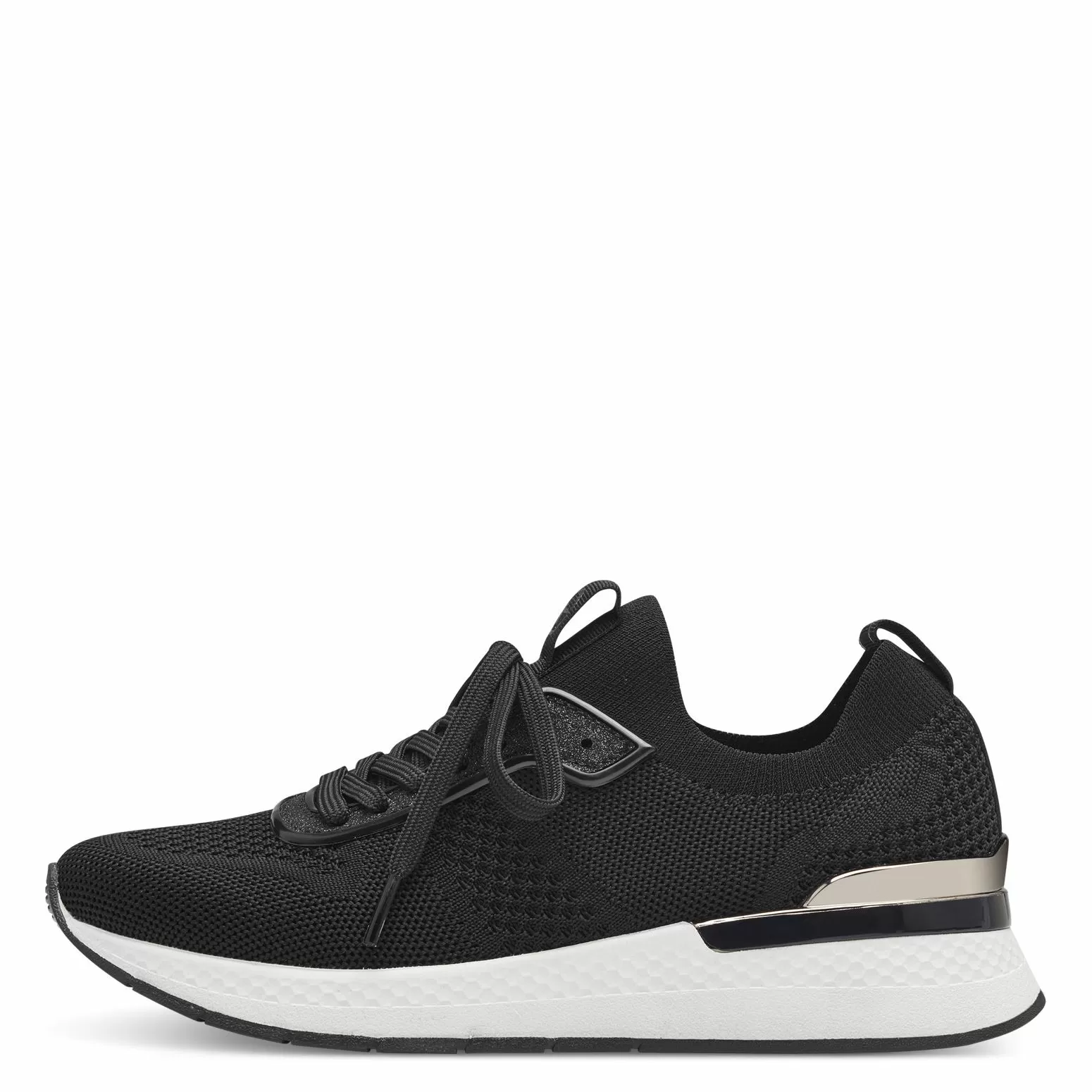 Дамски Сникърс TAMARIS - 1-23712-42-048 BLACK/GOLD