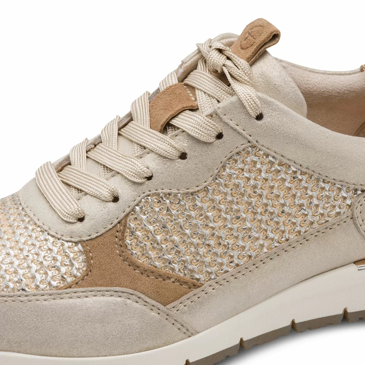 Дамски Сникърс TAMARIS - 1-23748-46-454 IVORY STRUCT. - Image 6