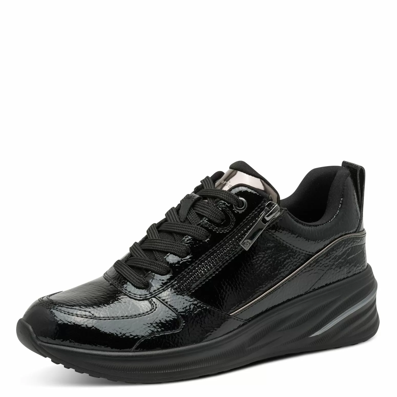 Дамски Сникърс TAMARIS - 1-23754-45-018 BLACK PATENT - Image 2