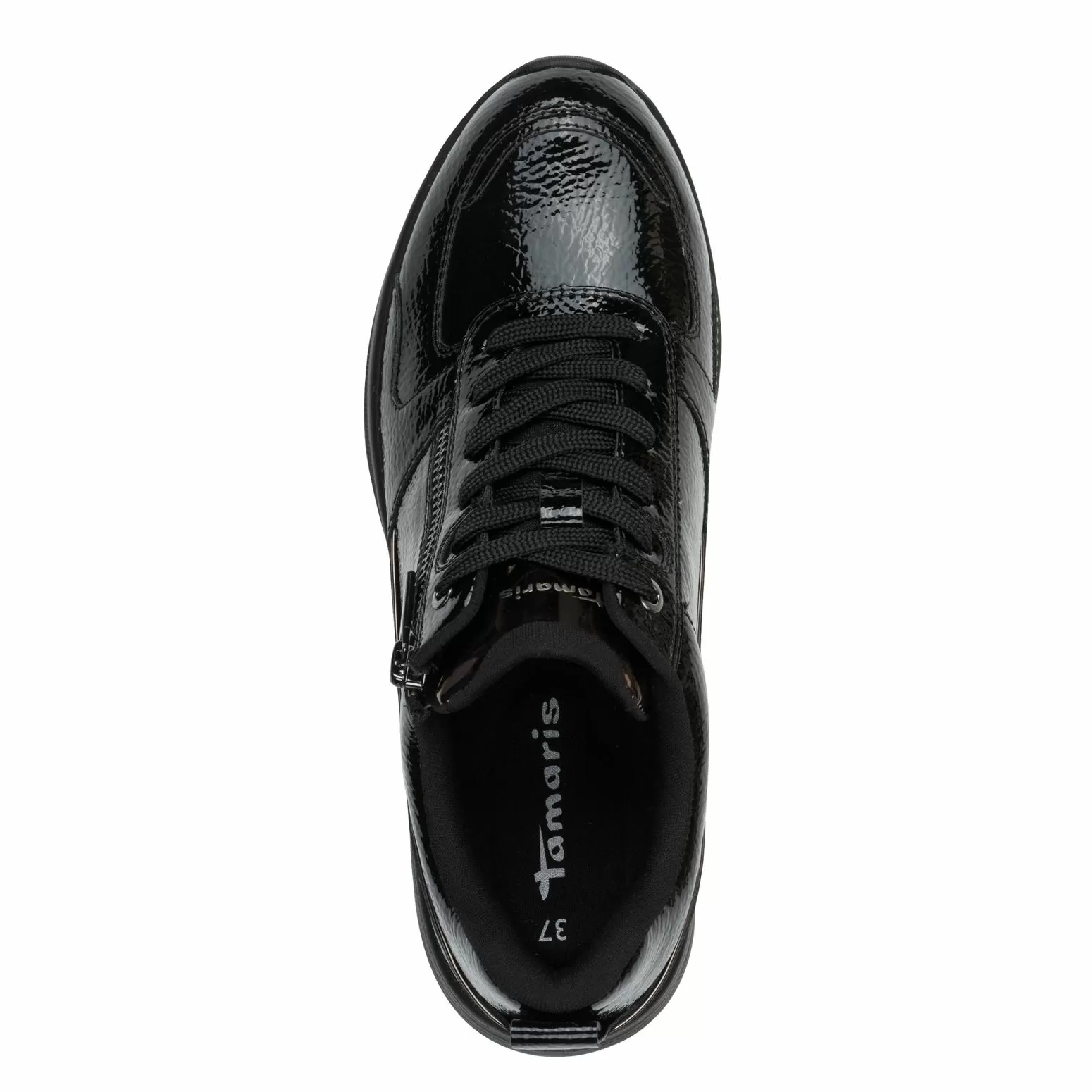 Дамски Сникърс TAMARIS - 1-23754-45-018 BLACK PATENT - Image 4