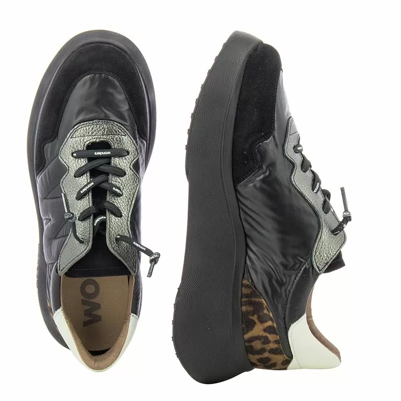 Дамски Сникърс WONDERS - A-3610 ROMA NEGRO/NEGRO