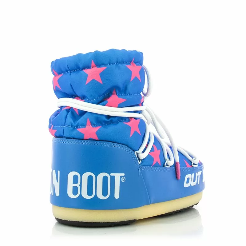 Дамски Спортни Боти MOON BOOT - 14601700 LIGHT LOW STARS BLUE/PINK - Image 5