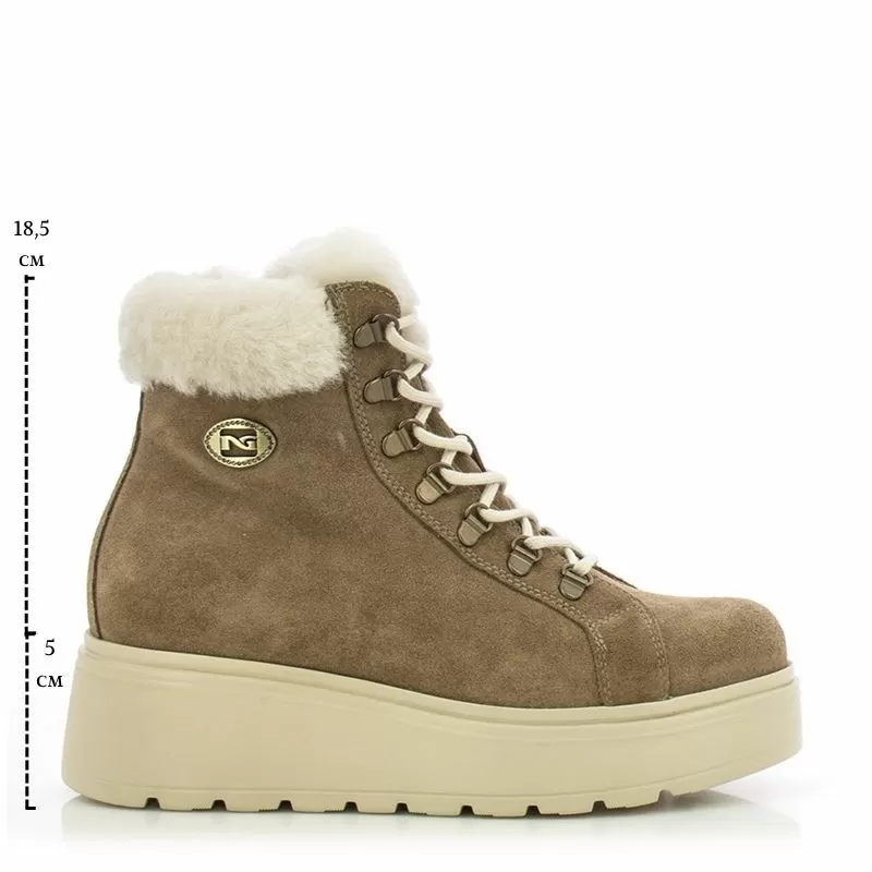 Дамски Спортни Боти NERO GIARDINI - I514908D CAPPUCCINO - Image 6