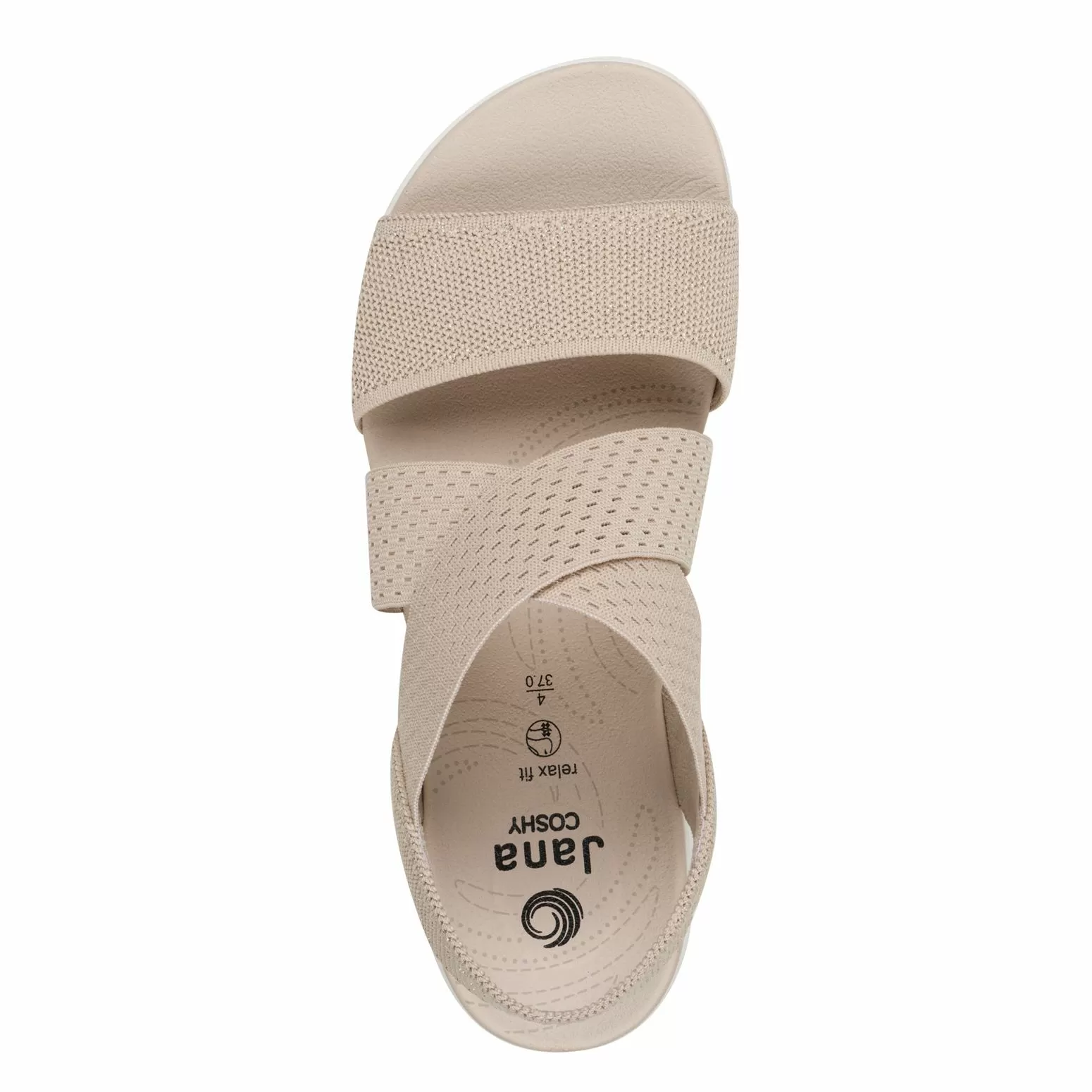 Дамски Спортни Сандали JANA COSHY - JANA COSHY BEIGE/GOLD - Image 5