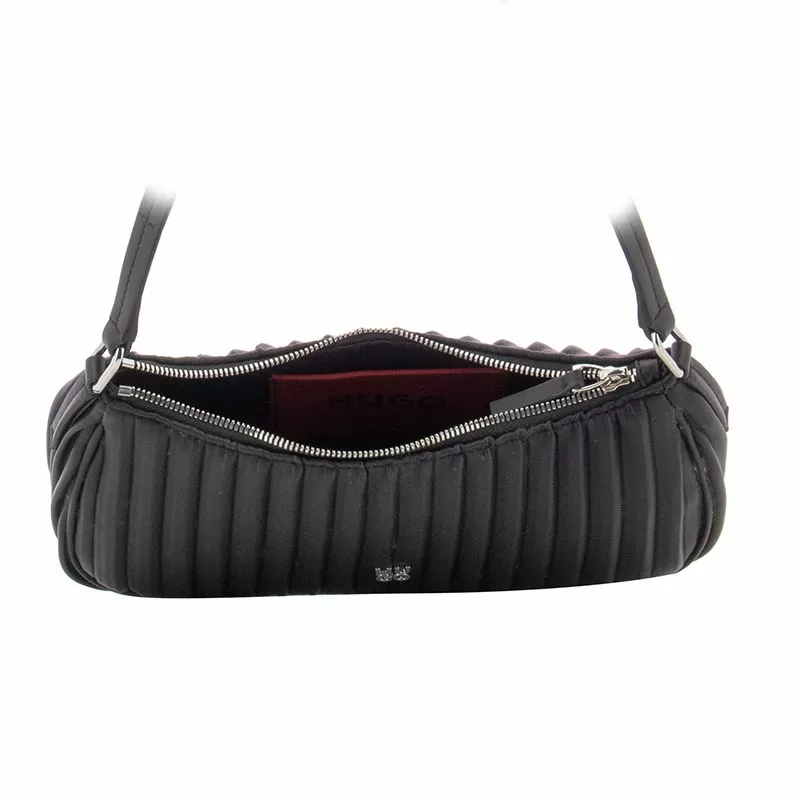 Класически Чанти HUGO - 50529101 CHRIS SM HOBO-PLISSE BLACK