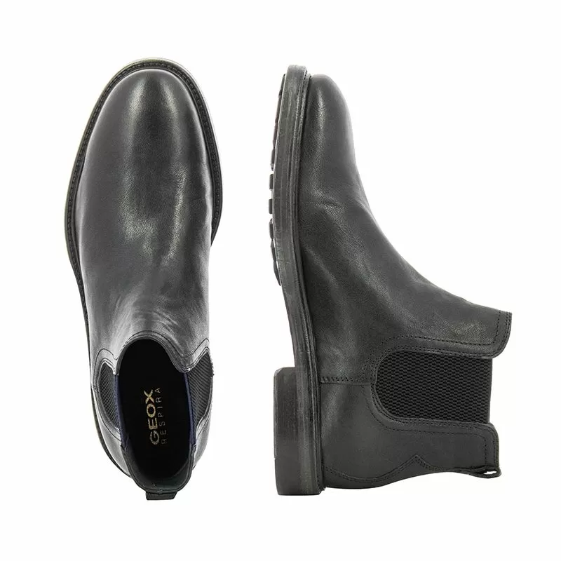 Мъжки Ежедневни Боти GEOX - U36F7C U AURELIO BLACK