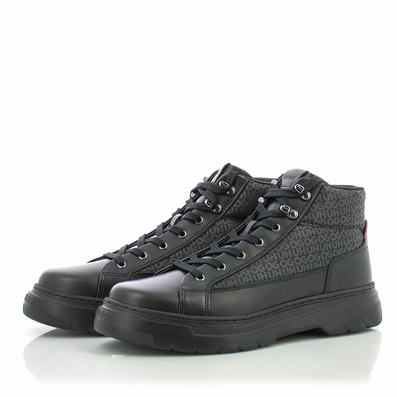 Мъжки Ежедневни Боти HUGO - 50552644 URIAN HALB NYBOMN BLACK - Image 5