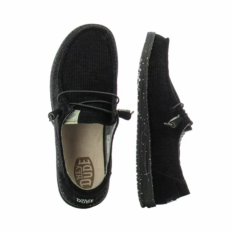 Мъжки Ежедневни HEY DUDE - 40195-001 WENDY WAVE BLACK - Image 5