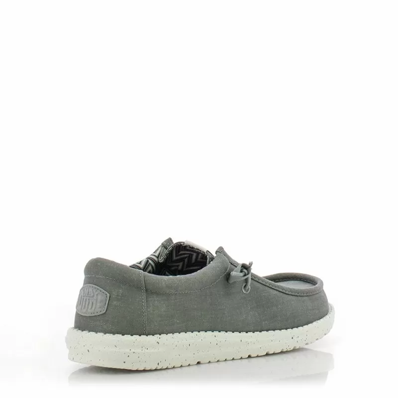 Мъжки Ежедневни HEY DUDE - 40700-007 WALLY STRETCH LIGHT GREY