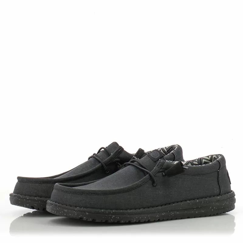 Мъжки Ежедневни HEY DUDE - 40700-060 WALLY STRETCH BLACK - Image 5