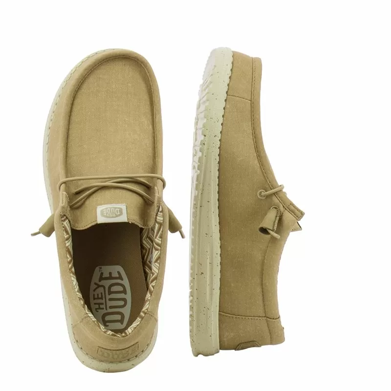 Мъжки Ежедневни HEY DUDE - 40700-265 WALLY STRETCH TAN - Image 5