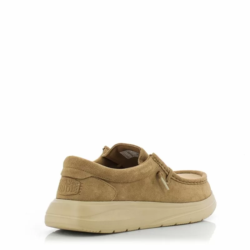 Мъжки Ежедневни HEY DUDE - 41975-2IW WALLY COMF BROWN/CREAM