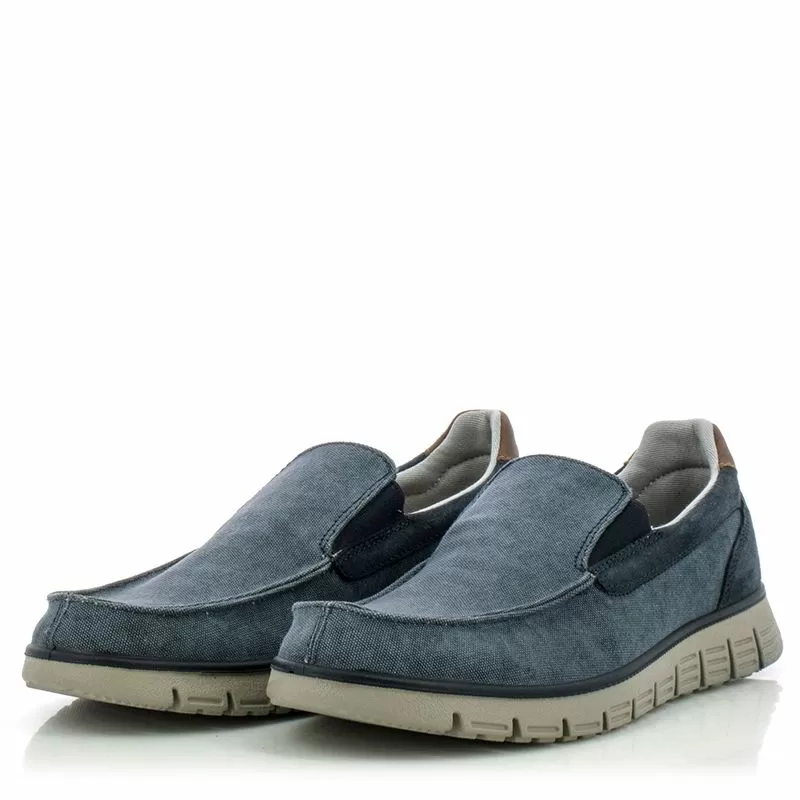 Мъжки МокасиниIMAC - 751800 BERIT BLUE/COGNAC - Image 5