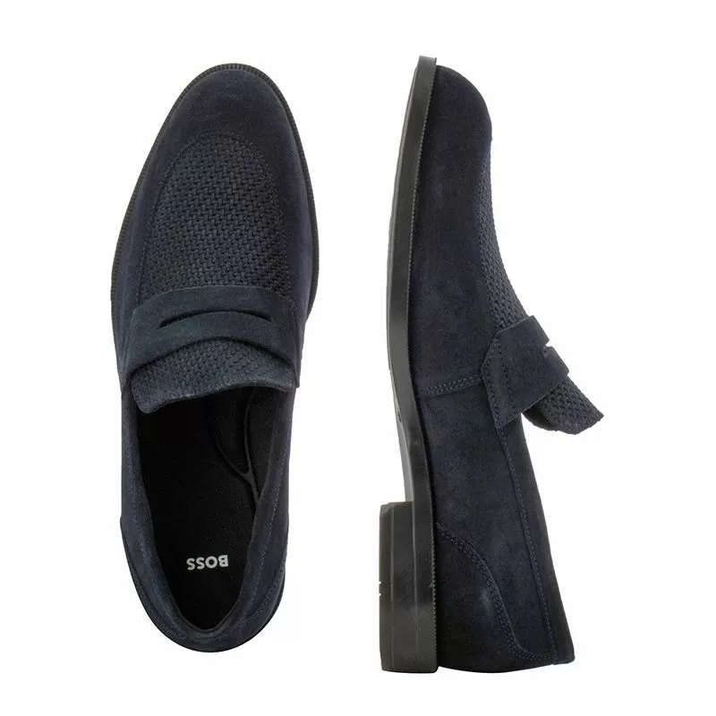 Мъжки Офис Обувки BOSS - 50541707 TAYIL LOAF TCSDWV DARK BLUE