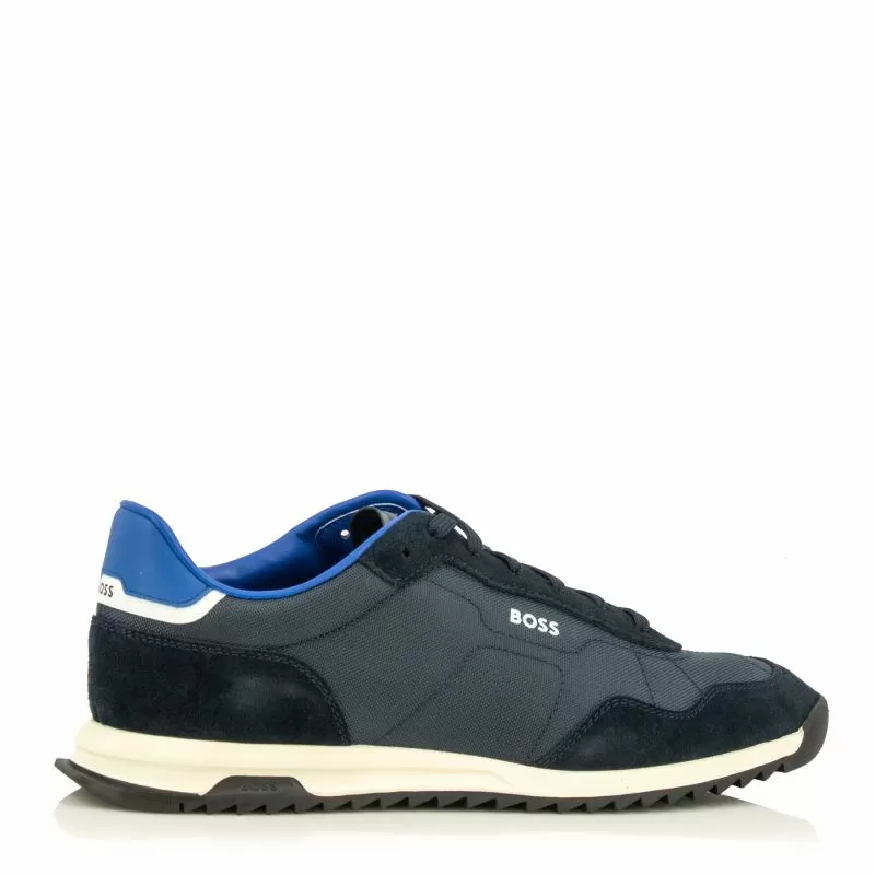 Мъжки Сникърс BOSS - 50517276 ZAYN LOWP SDTX DARK BLUE
