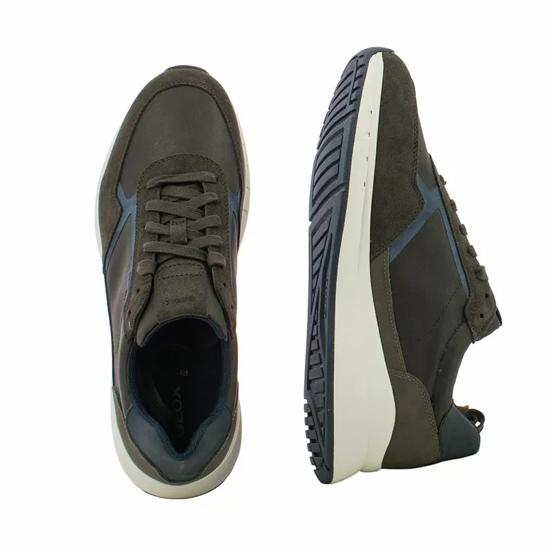 Мъжки Сникърс GEOX - U55LCA U BRANTHON DK BROWN/MUD