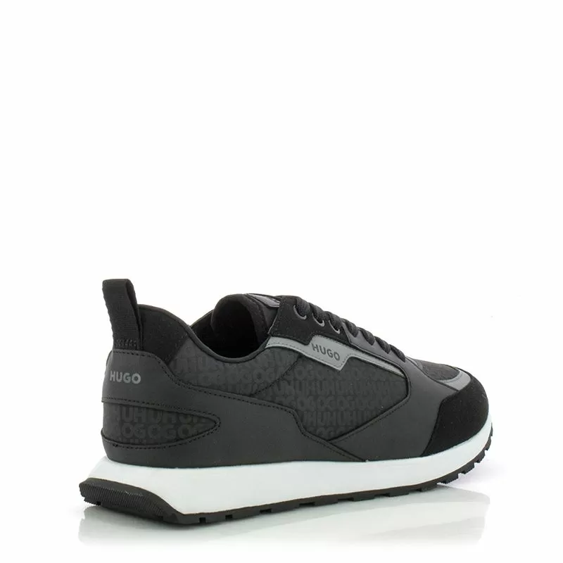 Мъжки Сникърс HUGO - 50536205 ICELIN RUNN MONO BLACK - Image 5