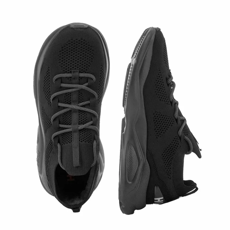 Мъжки Сникърс HUGO - 50541684 LEON RUNN KN BLACK - Image 5