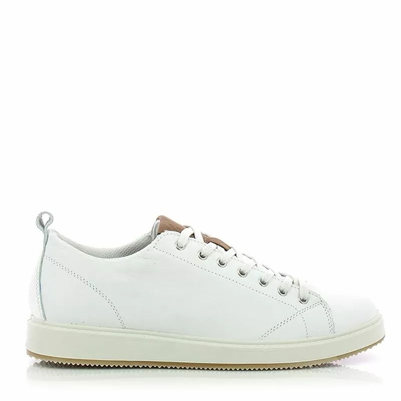 Мъжки Сникърс IMAC - 752410 SANTIAGO WHITE/COGNAC