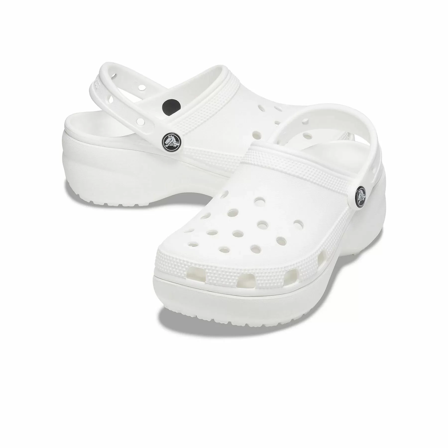Сабо CROCS - 206750-100 PLATFORM CLOG WHITE - Image 6