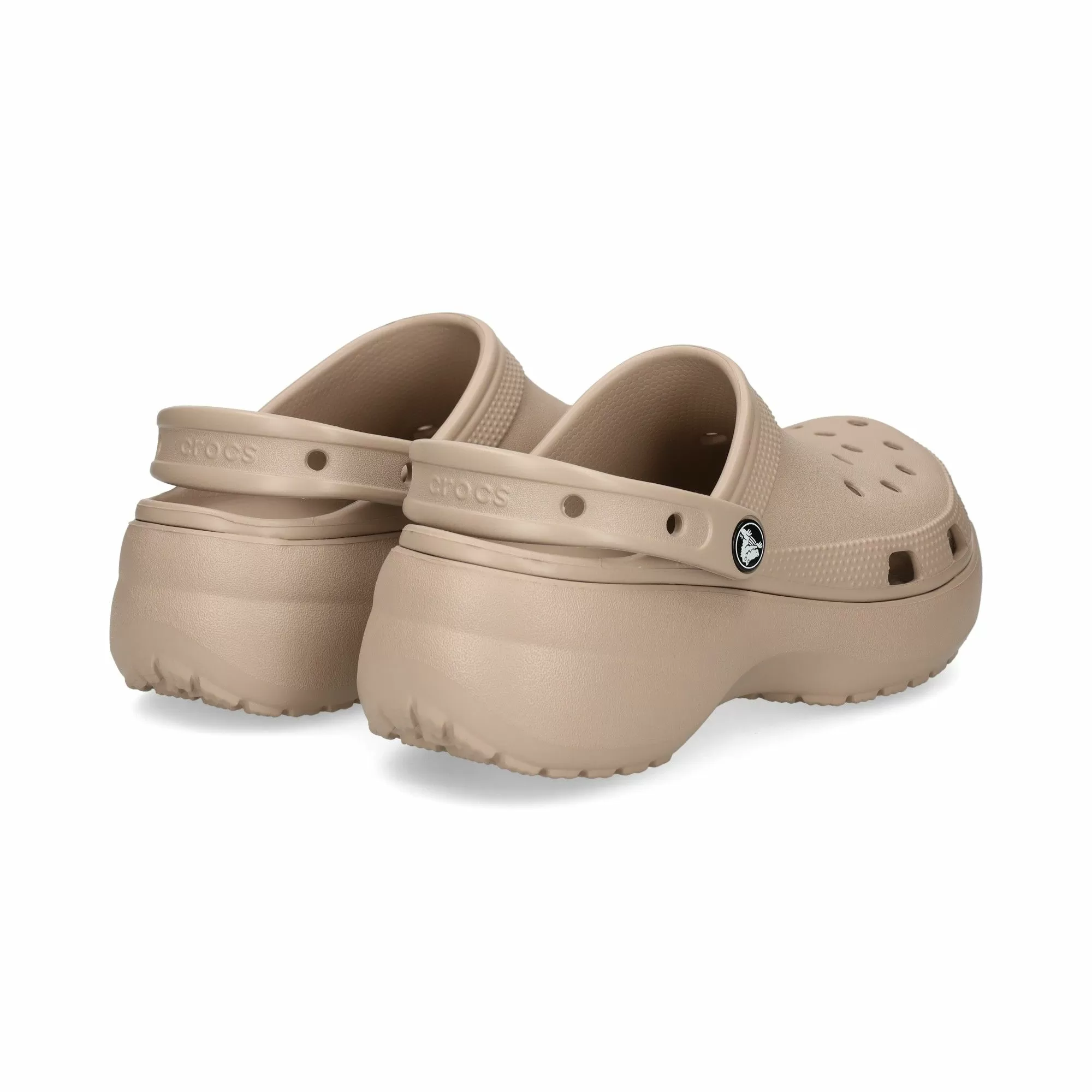 Сабо CROCS - 206750-214 CLASSIC PLATFORM CLOG TAUPE - Image 5