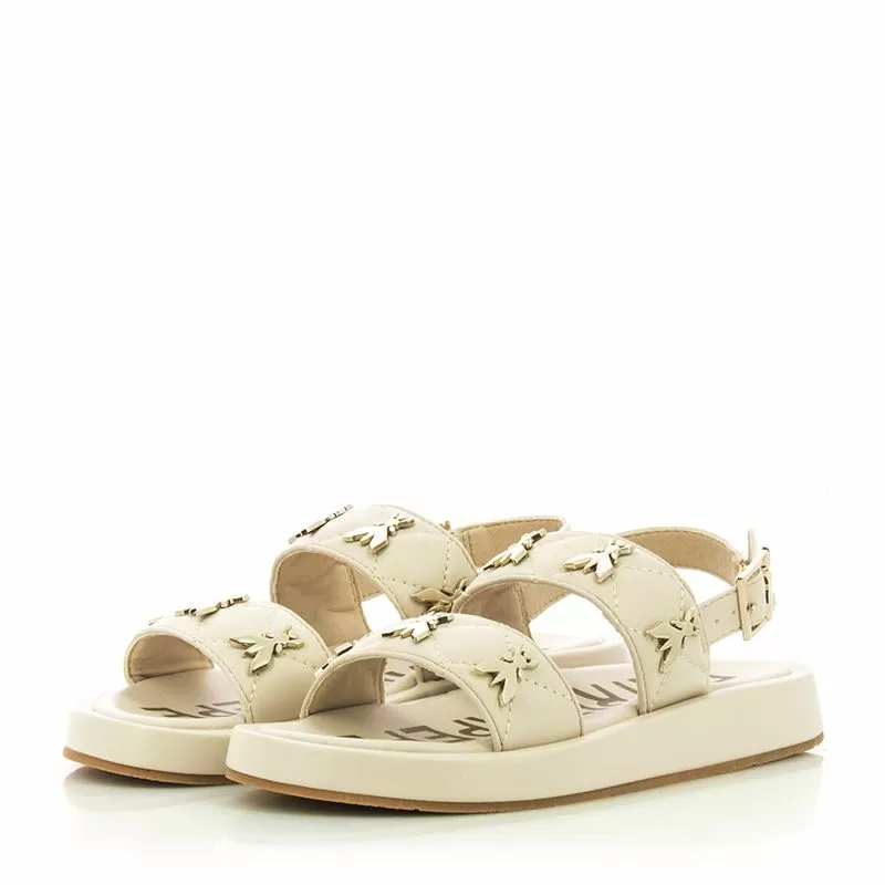Сандали Момичета PATRIZIA PEPE - PP175.02 OFF WHITE/PLATINO - Image 5