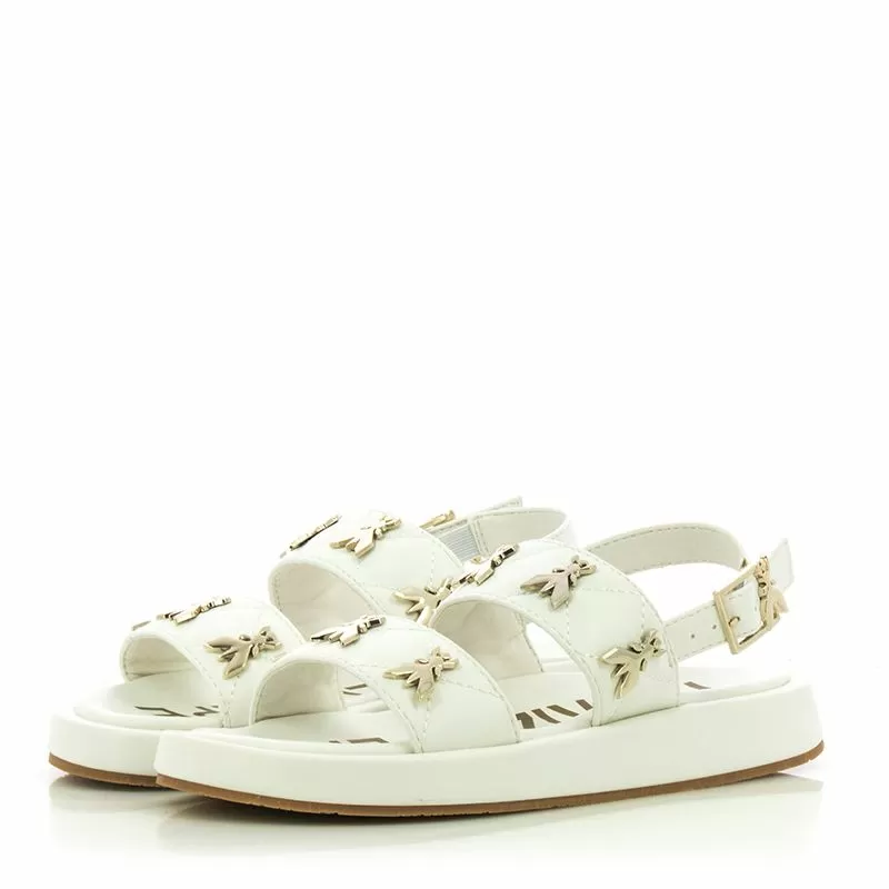 Сандали Момичета PATRIZIA PEPE - PP175.27 BIANCO/PLATINO - Image 5