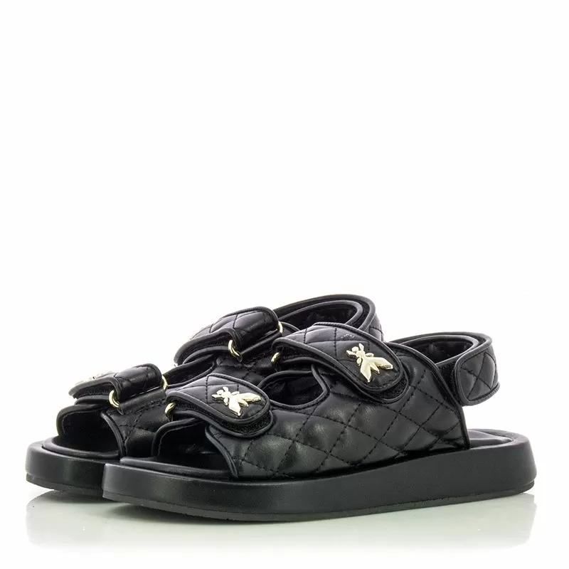 Сандали Момичета PATRIZIA PEPE - PPJ178.01 NERO/PLATINO - Image 5