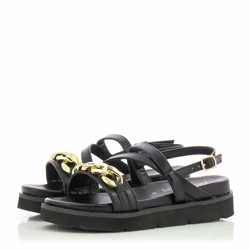 Сандали Момичета PATRIZIA PEPE - PPJ185.01 NERO/PLATINO - Image 5