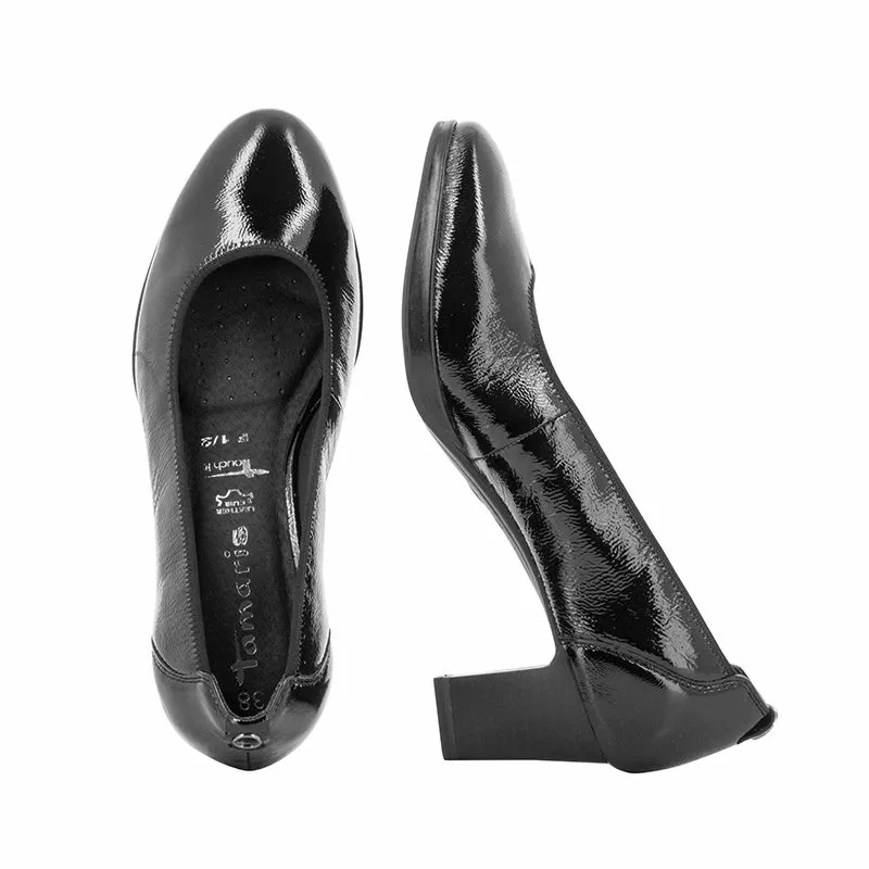Токчета TAMARIS - 1-1-22446-21 BLACK PATENT