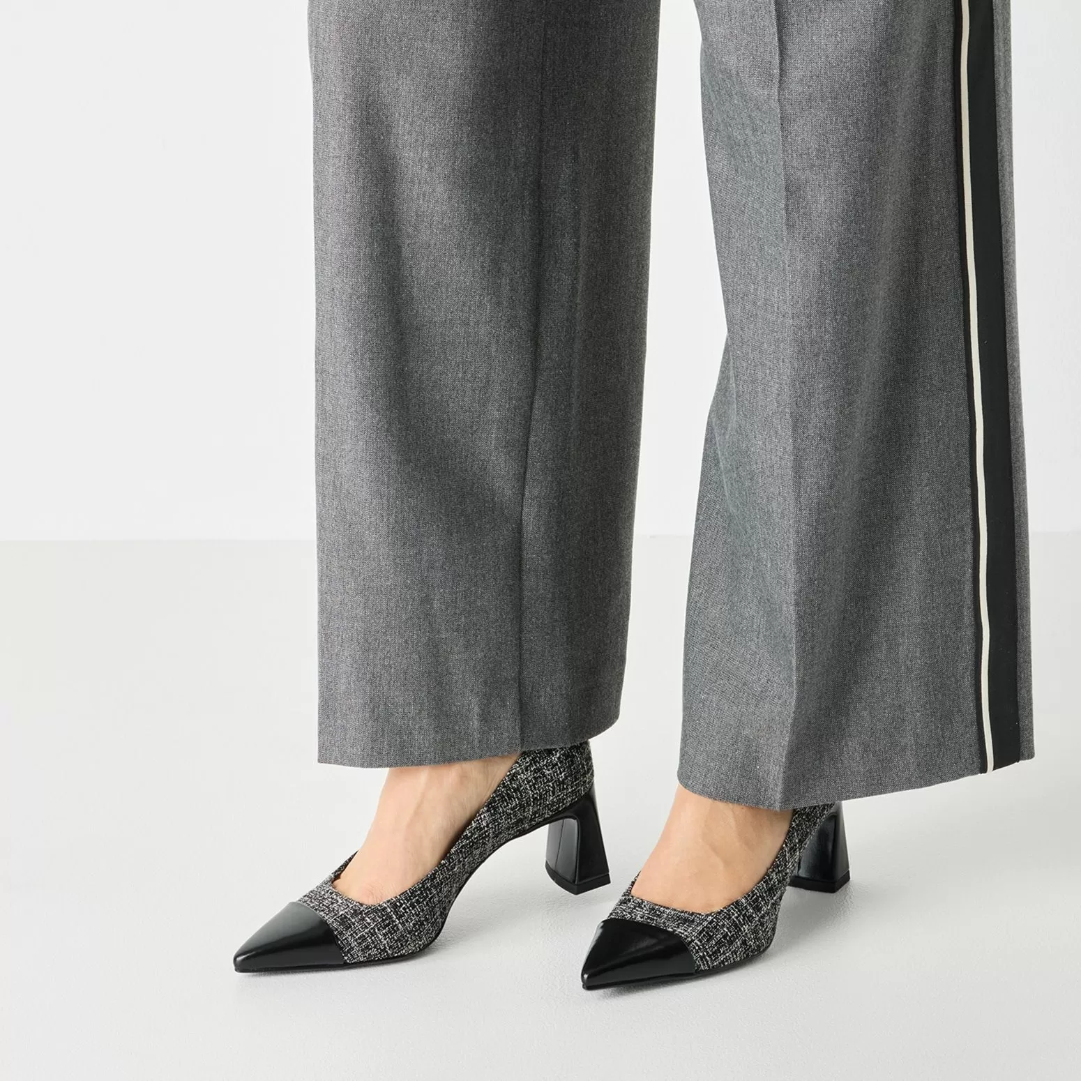 Токчета TAMARIS - 1-22466-45-009 BLACK/WHITE - Image 7