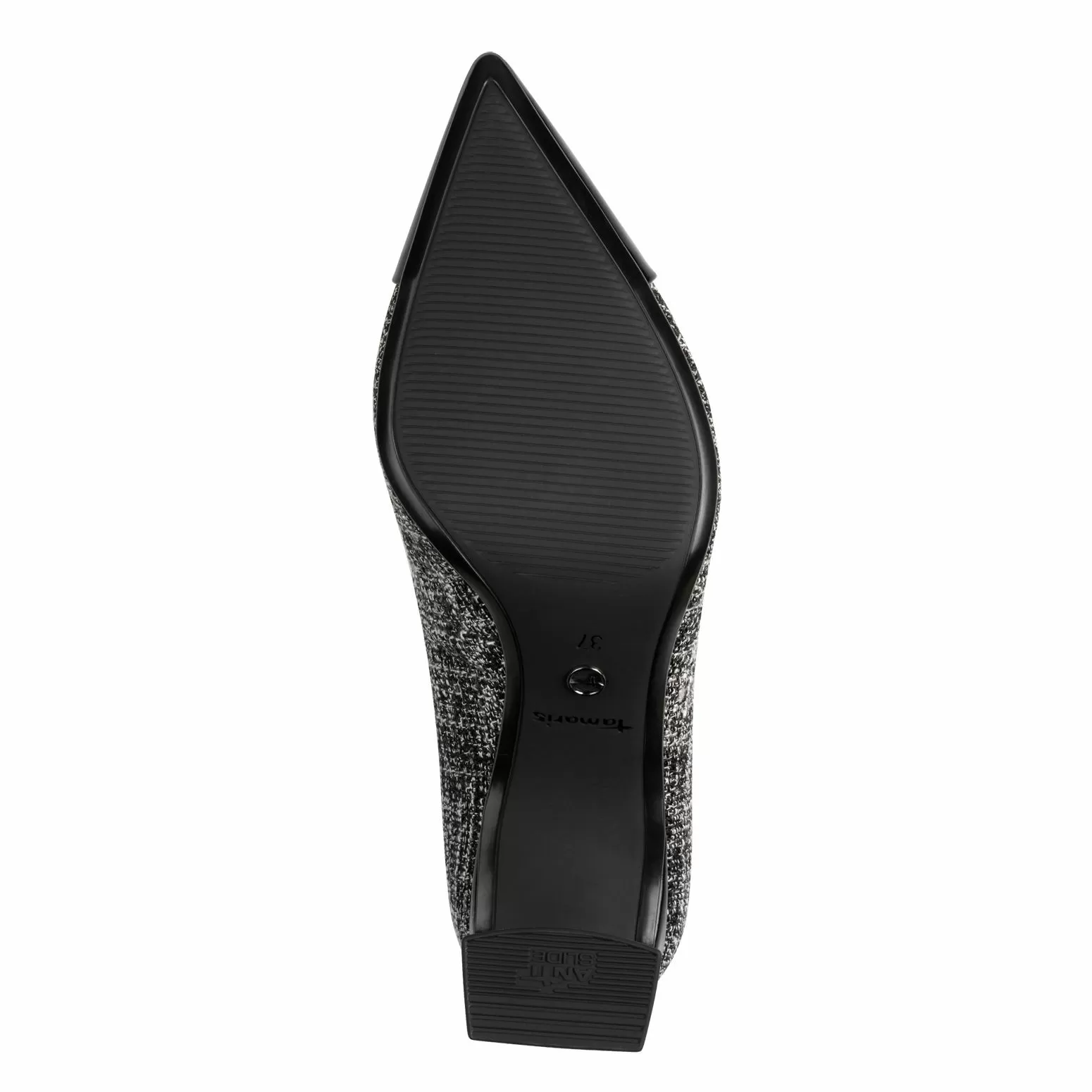 Токчета TAMARIS - 1-22466-45-009 BLACK/WHITE